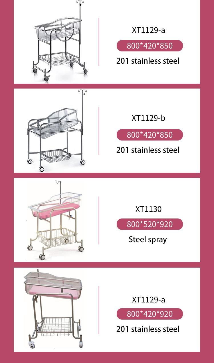 Modern Fashion Furniture Baby Cot for Newborn Baby in Hospital Used