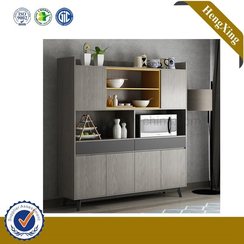 Brown Grey Color Simple Design Kitchen Cabinets Wooden Modern Home Hotel Living Room Furniture Storage Cabinet