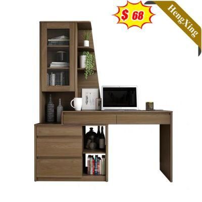 Modern Desktop Computer Desk Office Study Desk Bedroom Home Simple Desk Bookcase Computer Table Combination