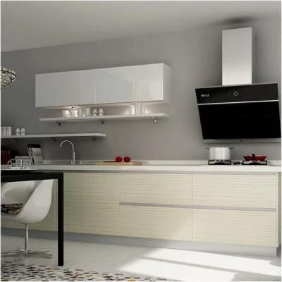 Factory Price Modern Black Matt Lacquer European Style Kitchen Cabinets