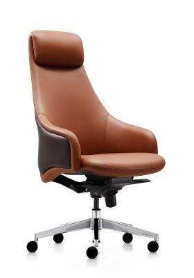 Zode Height Adjustable Modern Ergonomic Professional Whole Leather Office Director Desk Executive Conference Room Meeting Chair