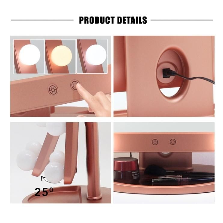 Custom Lighting Beauty Makeup Mirror with Touch Sensor