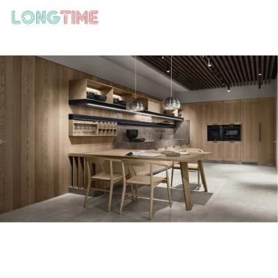 Wholesale Wood Furniture Low Price Bespoke Self Assemble Melamine Finish Kitchen Cabinet