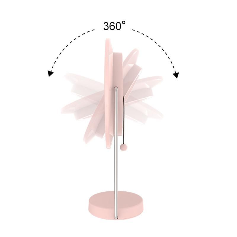 New Table Standing Decoration Makeup Mirror with LED Light & Lamp