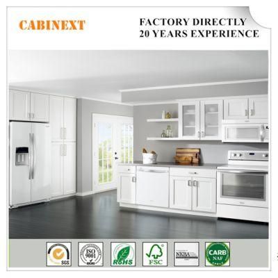 American Style Modern Modular White Gray Shaker Kitchen Cabinets