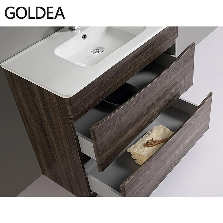 Australian Style Free Standing MDF Melamine Bathroom Furniture Drawer Cabinet