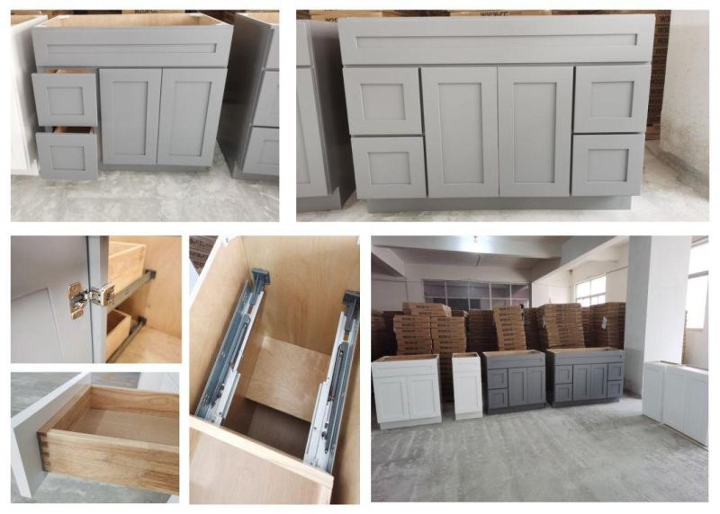 Factory Customized for Wholesale New Modular Wooden Kitchen Furniture Cabinets