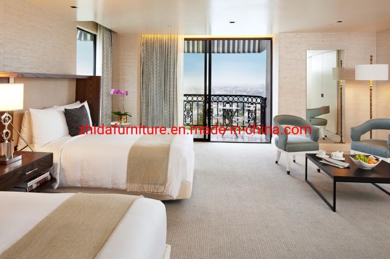 Luxury Design Modern Apartment Villa Living Room Furniture 5 Star Hotel Wooden Bedroom Suite Set King Size Bed