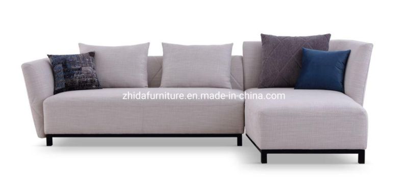 Hot-Selling L Shape / Corner Morden Fabric Upholstery Sofa