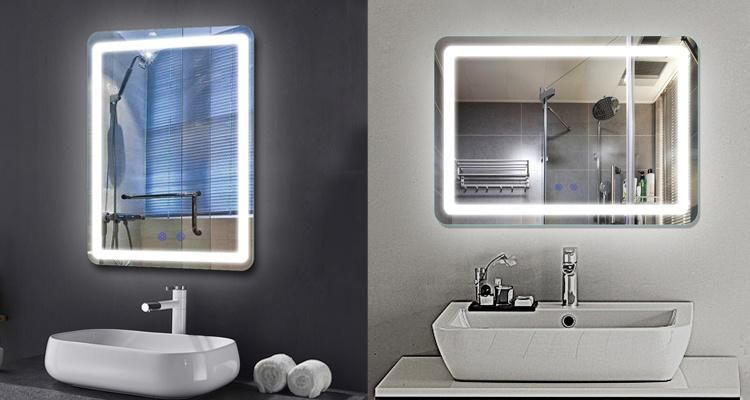 Hot Selling LED Products High Definition LED Rectangle Framed Mirror Bathroom Mirror