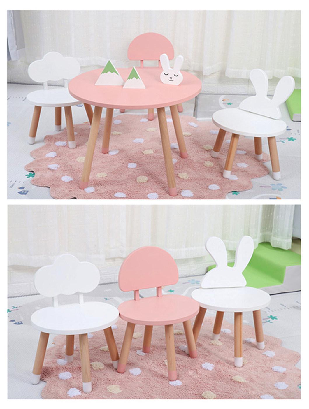 Wooden Simple Modern Kids Writing Table and Chair Set