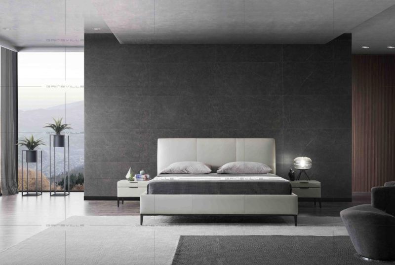 European Furniture Modern Bedroom Bed Wall Bed King Bed Leather Bed Gc1816