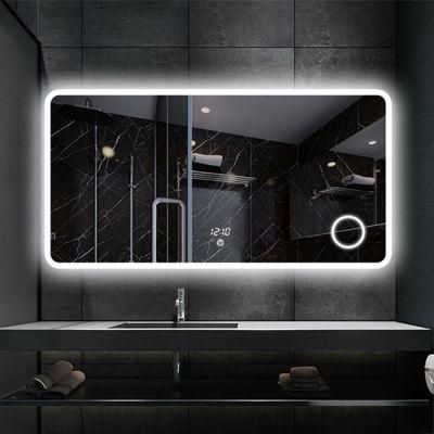 Jinghu Chinese Factory Luxury Design LED Bathroom Makeup Light Mirror Home Decor Mirror