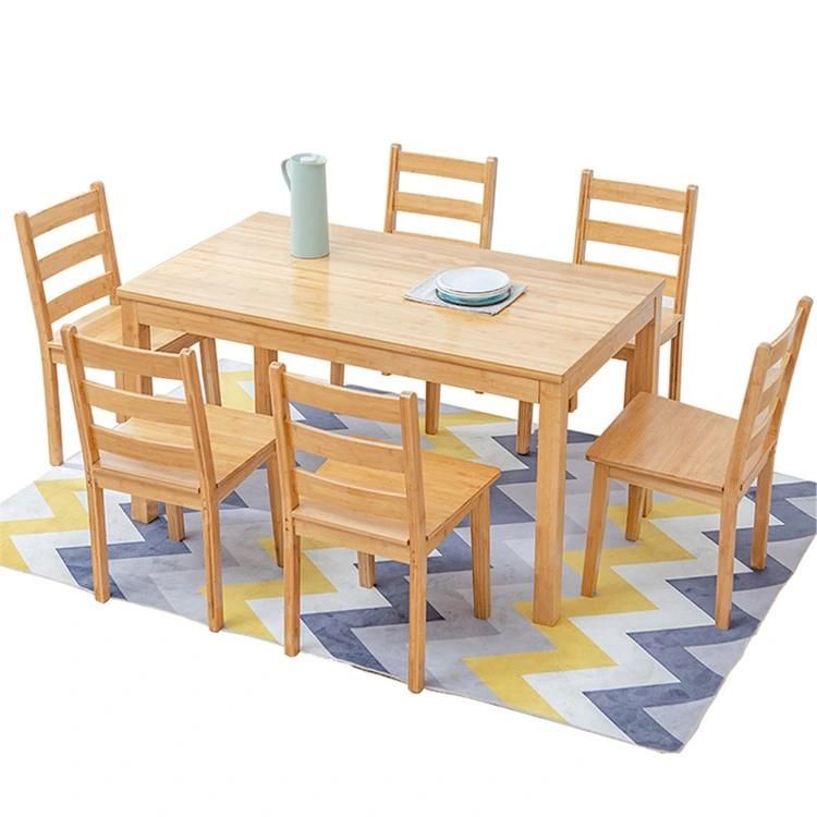 Factory Price Multifunctional Natural Wood Table Set Furniture