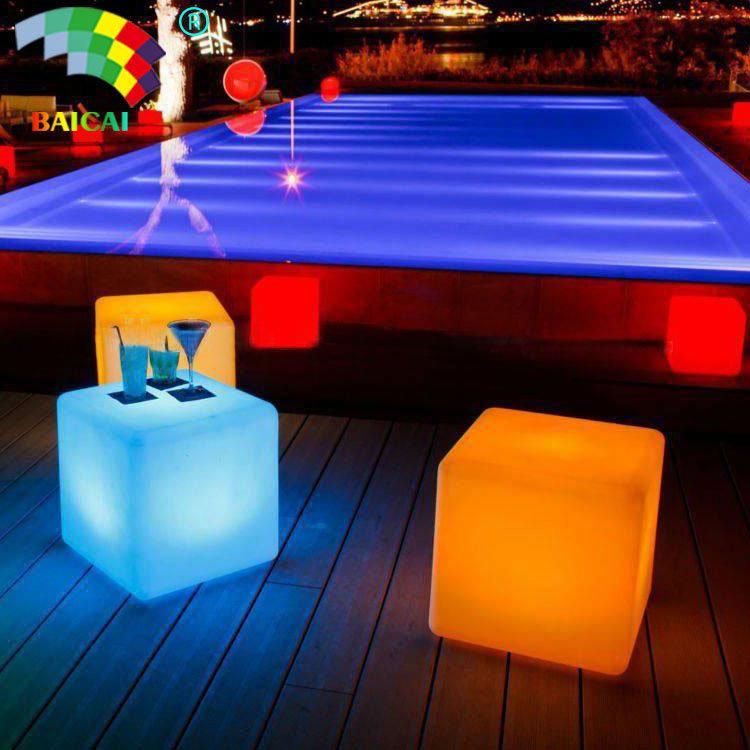 Any Size LED Cube / LED Cube Chairs / Light Cube Seat Cube Chair