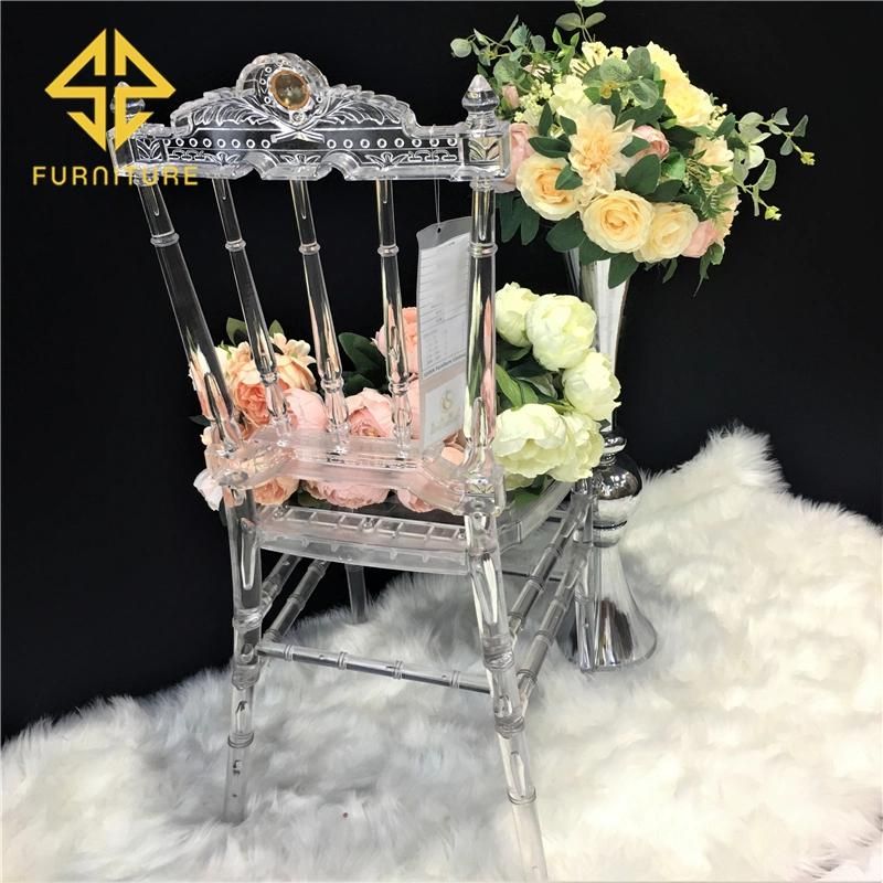 Wholesale Furniture Cheap Transparent Acrylic Wedding Clear Resin Dining Chair