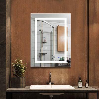 Rectangular Illuminated LED Mirror for Modern Style Bathroom Decoration