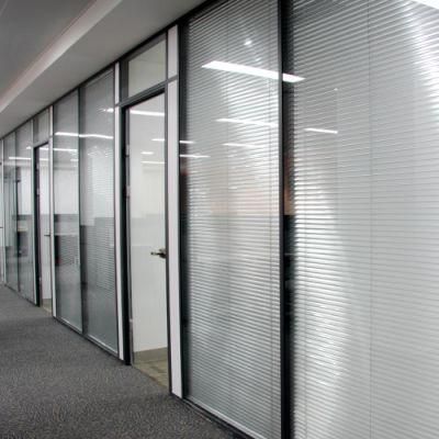 Classical Venetian Style Sound Proof Double Tempered Glass Office Partition