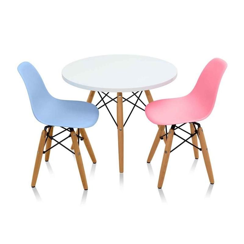 Nordic White Luxury Small Furniture Restaurant Room Wood Round Modern Set Dining Beech Leg Dining Tables