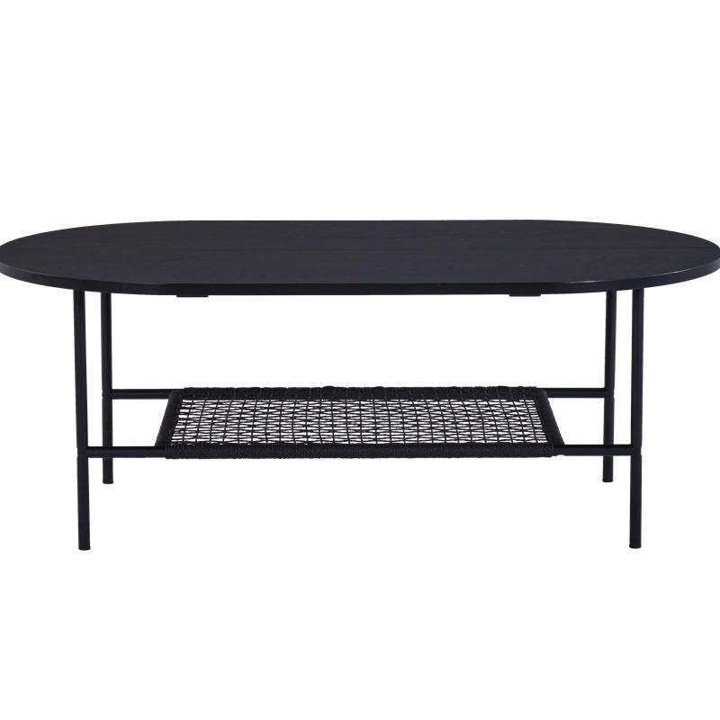 Modern Design Wholesale MDF Wooden Black Center Tea Coffee Table