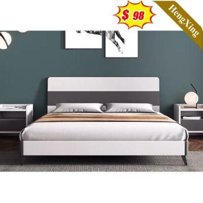 Wooden Wardrobe Kitchen Cabinets Mattress Solid Wood Leather King Bed Modern Hotel Furniture Bedroom Set