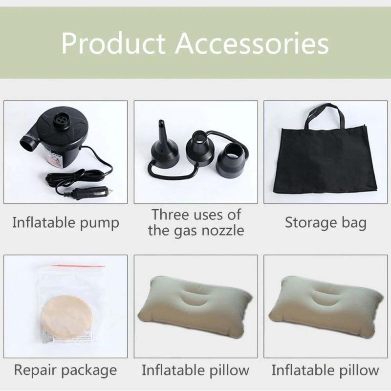 Car Accessory Inflatable Air Mattress with Pump