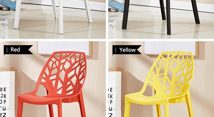 Outdoor Garden Furniture Stackable PP Plastic Chairs for Home