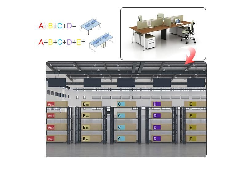 Chinese Conference Room Modern Meeting Table Office Desk Furniture