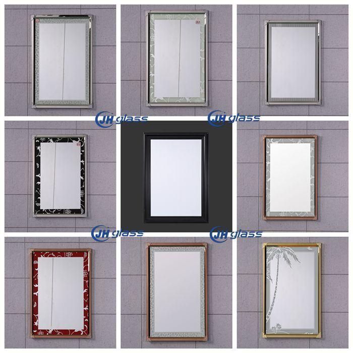 Full Length Stainless Steel Standing Framed Wall Mirror