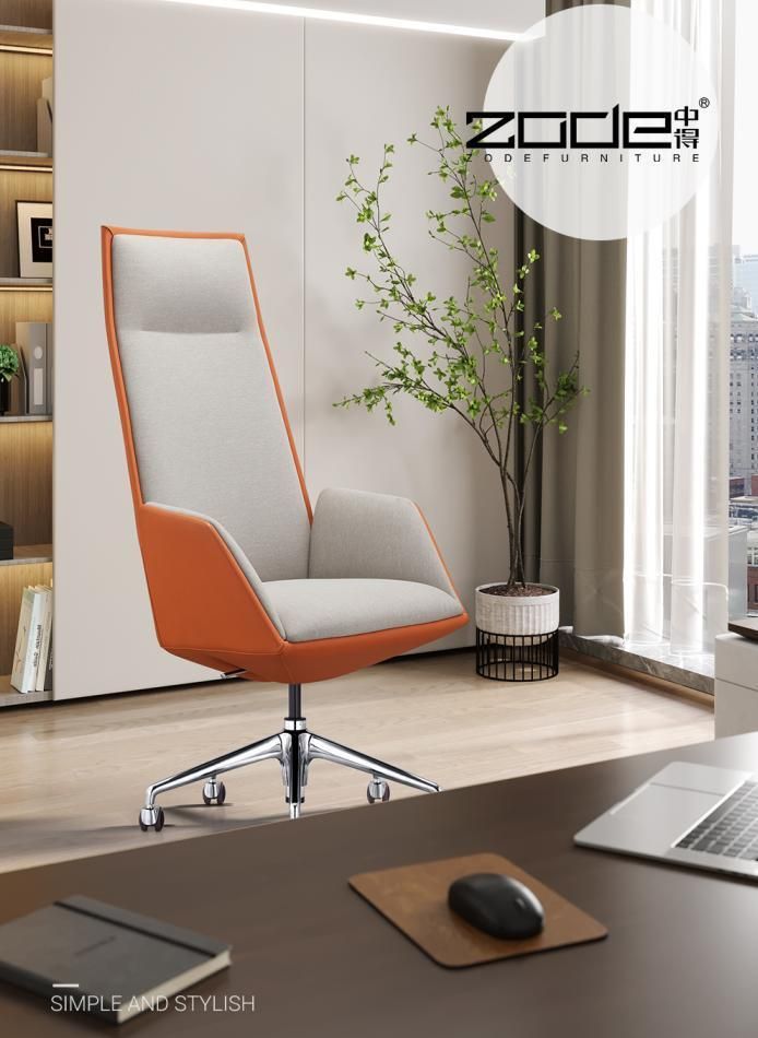 Zode Modern Design Luxury High Back PU Leather Staff Office Computer Chair