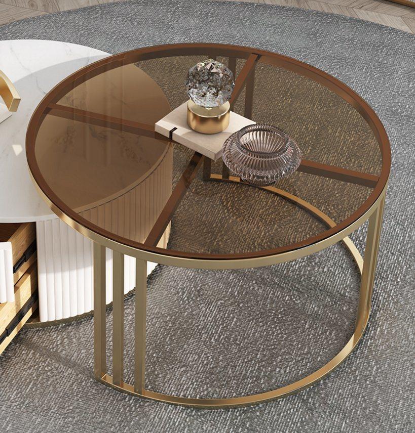 Home Furniture Round Center Table Marble Coffee Tables Modern Luxury Coffee Table for Living Room