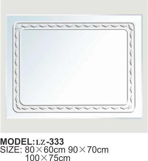 Hot Selling Rectangle Clear Waterproof Sliver Bathroom Mirror (LZ-103)