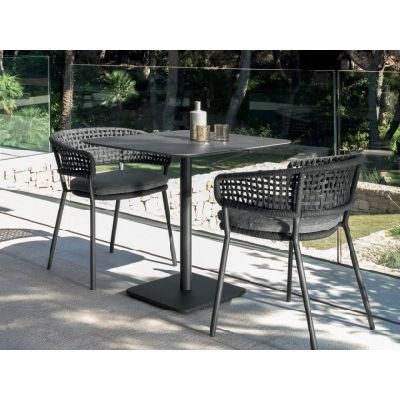 Hot Sale Hotel Furniture Living Room Dining Set Modern Outdoor Rattan Chair Patio Wicker Dining Chair Garden Set Table and Chair