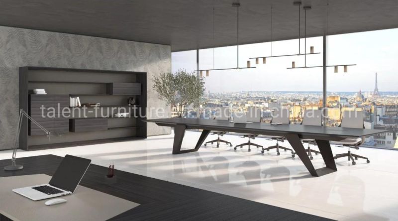 Modern Design Office Furniture for Office Desks L Shape Metal Leg Wooden Furniture Desk