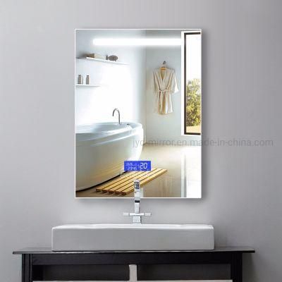 Hotel LED Touch Screen Bath Intelligent Rectangle Wall Mirror