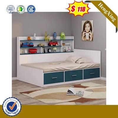 Customized Colorful Modern Wooden Bunk Kids Bedroom Furniture Set Single Bed