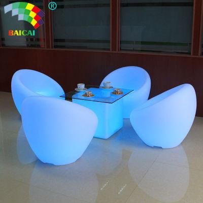 Fahsionable Luminous PE Used Bar Stools