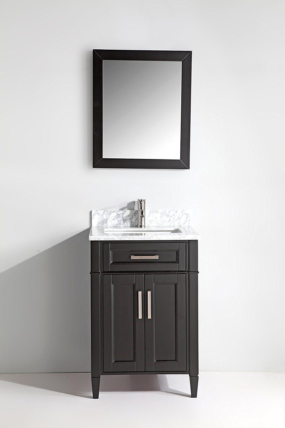 China Factory Modern Bathroom Cabinet with Marble Top with Ceramic Sink