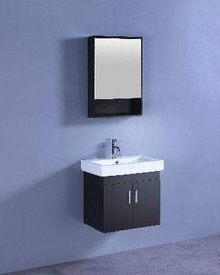 Modern Hotel Wall Mounted MDF Lacquer Bathroom Vanity Furniture with Mirror