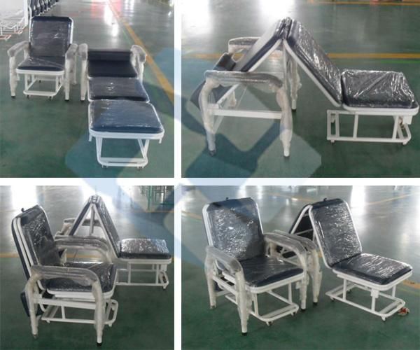 Folding Accompany Hospital Patient Sleeping Chair for Sale