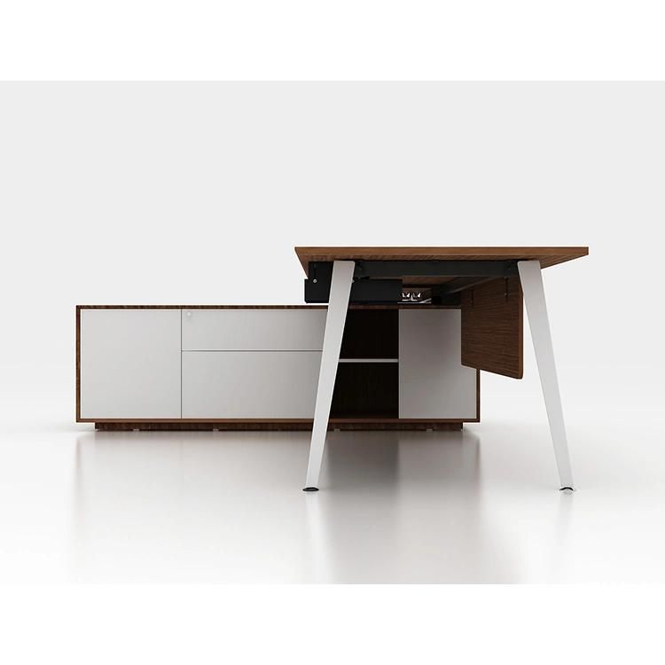 Modern Office Furniture Wooden Table Desk L Shaped Office Executive Desk