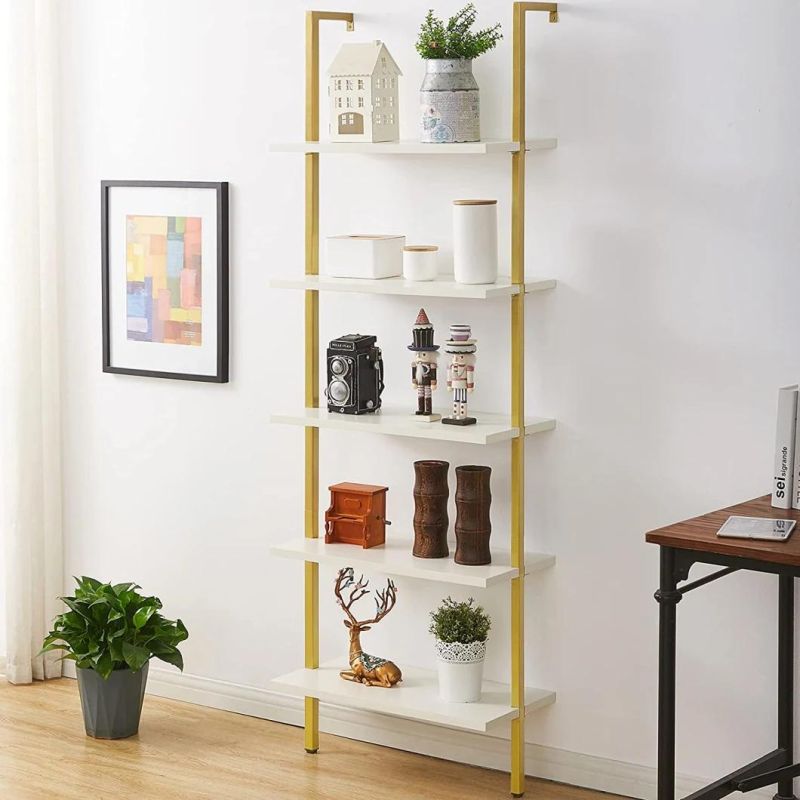 Modern Bookshelf Bookshelves Floor Standing Tree Bookcase in Living Room Home Office