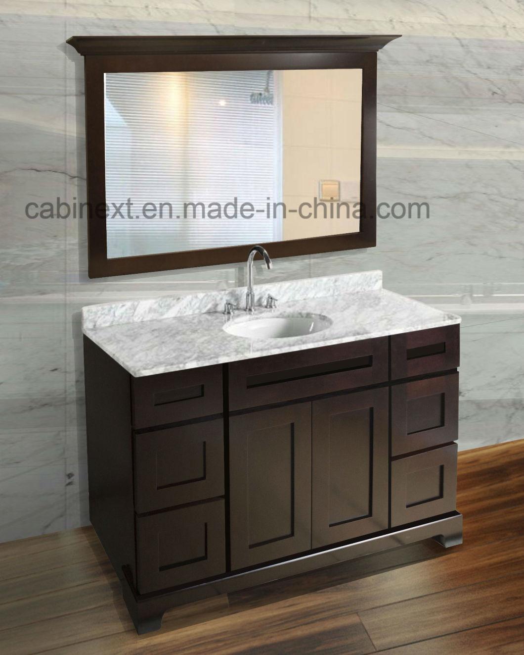 Custom Make Modern Antique Solid Wood Bathroom Vanity Sink Cabinets