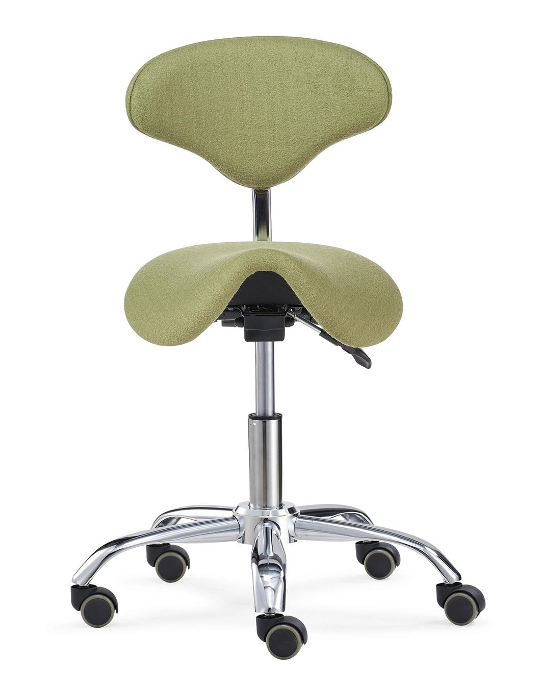 Hot Sell Ergonomic Adjustable Saddle Seat Stool Office Chair with Backrest