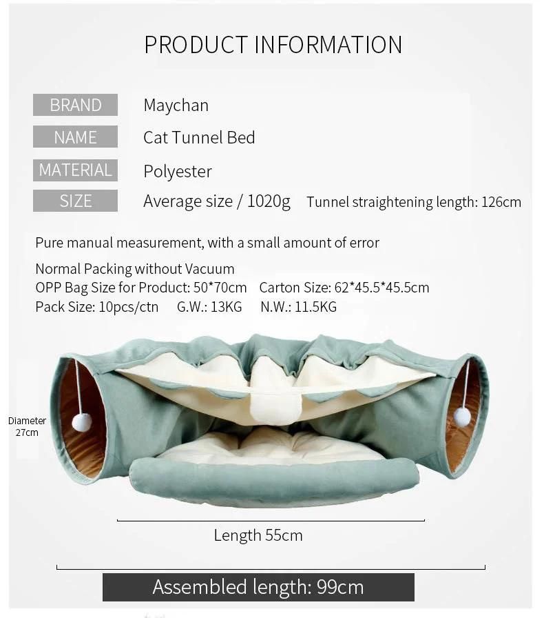 Multifunctional OEM Kitty Toy Multi-Color Modern Pet Products Cat Bed