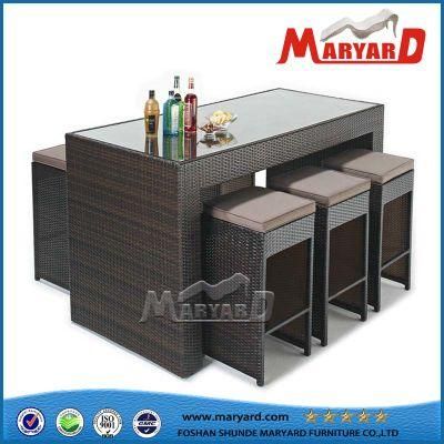 Modern Outdoor Furniture Patio Rattan Furniture Rattan Bar Furniture PE Outdoor Furniture