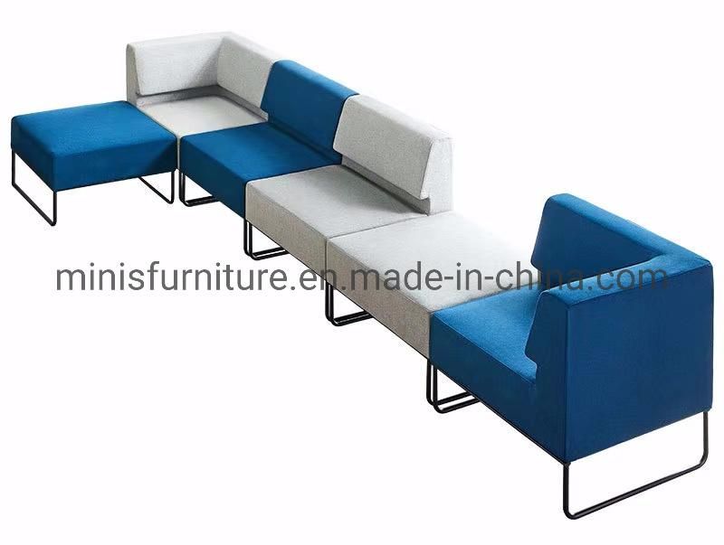 (M-SF30) Home/Hotel/Office Modern Simple Design Fabric L-Shaped Sofa Furniture with Mixed Colors