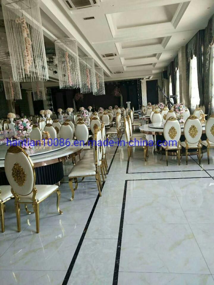 Wholesale Single Seater Gold Furniture White King Throne Chair for Wedding