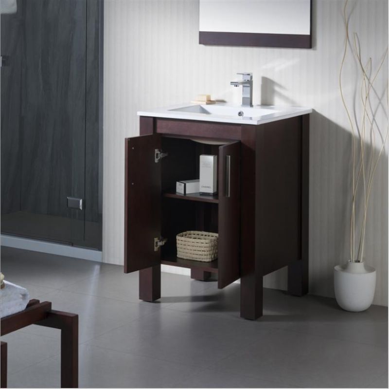 Modern Bathroom Vanity with Ceramics Top