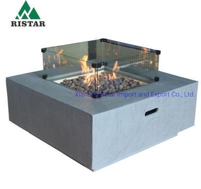 Square Fire Table, Patio Furniture